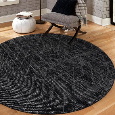 Cyndle Hand-Tufted Wool Geometric Area Rug