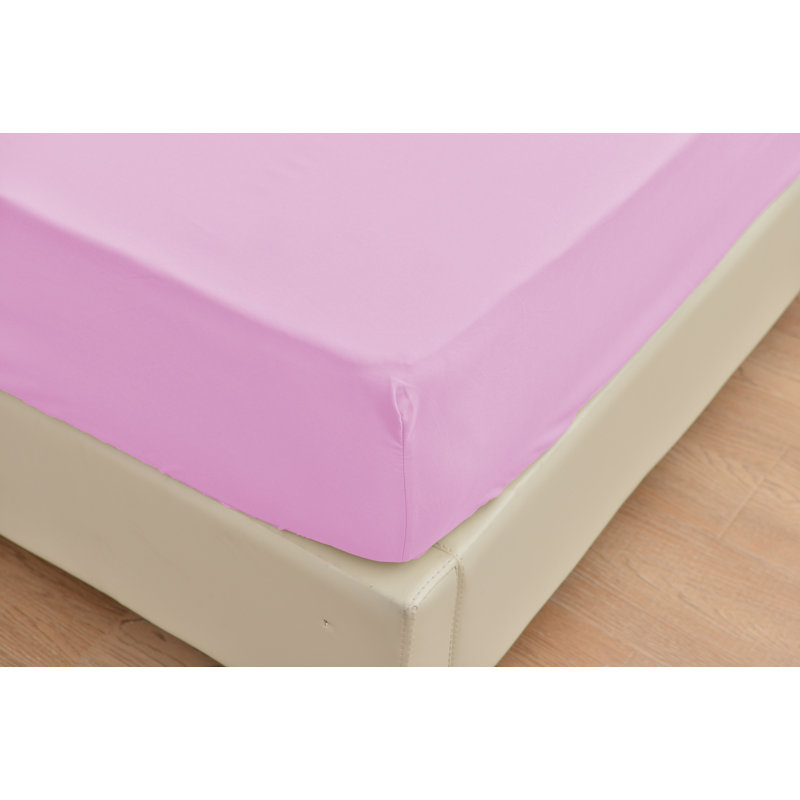  Ensemble de draps en rayonne ultra doux et infroissable, Ensemble de draps pour li très grand californien , Rose