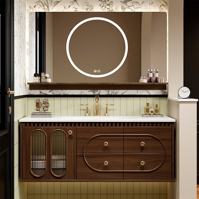 Medieval style bathroom cabinet