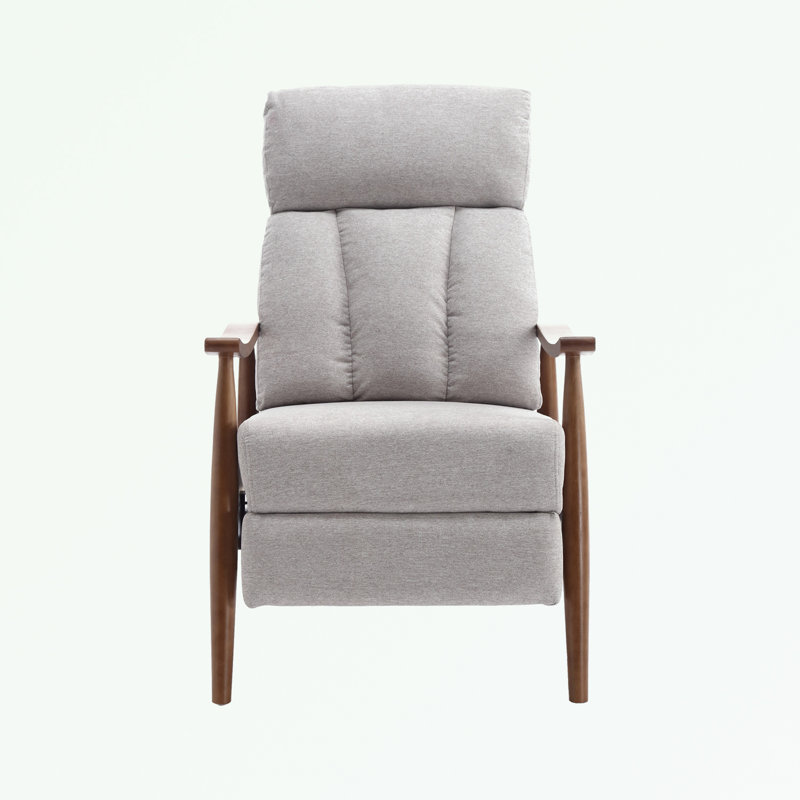 Upholstered Home Theater Seating, Light Gray Linen