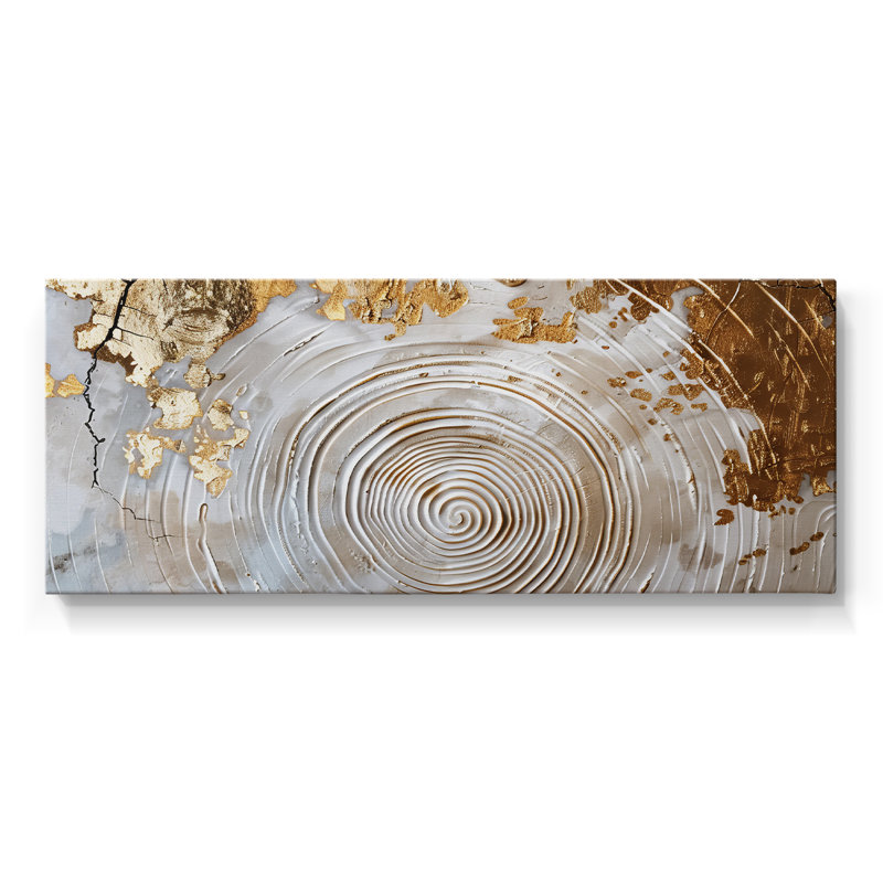 Abstract Series 2 #XIX-Wide Gallery Wrapped Canvas, H 12 po x l 30 po