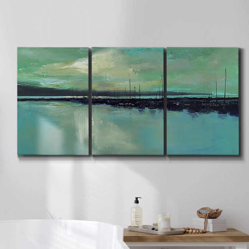 Juan Les Pins par Monet, 3 pièces