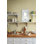 Ceiling Brown Intricate Floral Wallpaper