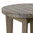 Mulkey 16-Inch Modern Rustic Acacia Wood Outdoor Side Table with Slatted Top for Backyard, Porch and Poolside-1031061197