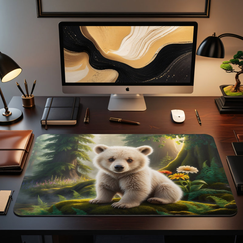 Polyester Desk Pad, 31.5x15.5