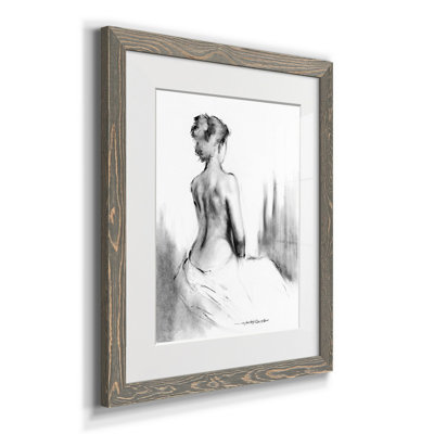 " Soft Silhouette I " Painting Print