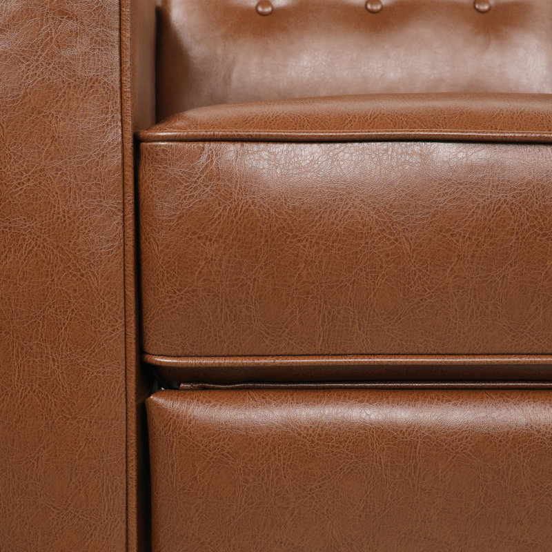 Annchen 48.75'' Faux Leather Reclining Sofa