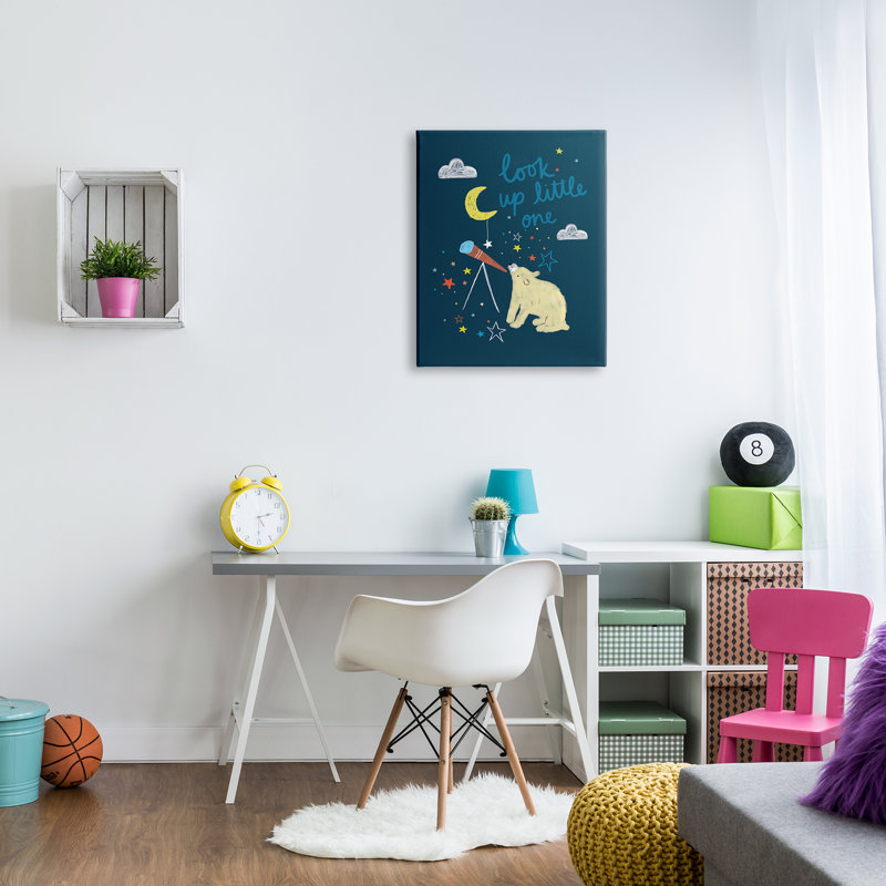 «Look Up Little One Expression Kids» par Art textuel, Toile tendue, H 30 po x l 24 po x P 2 po