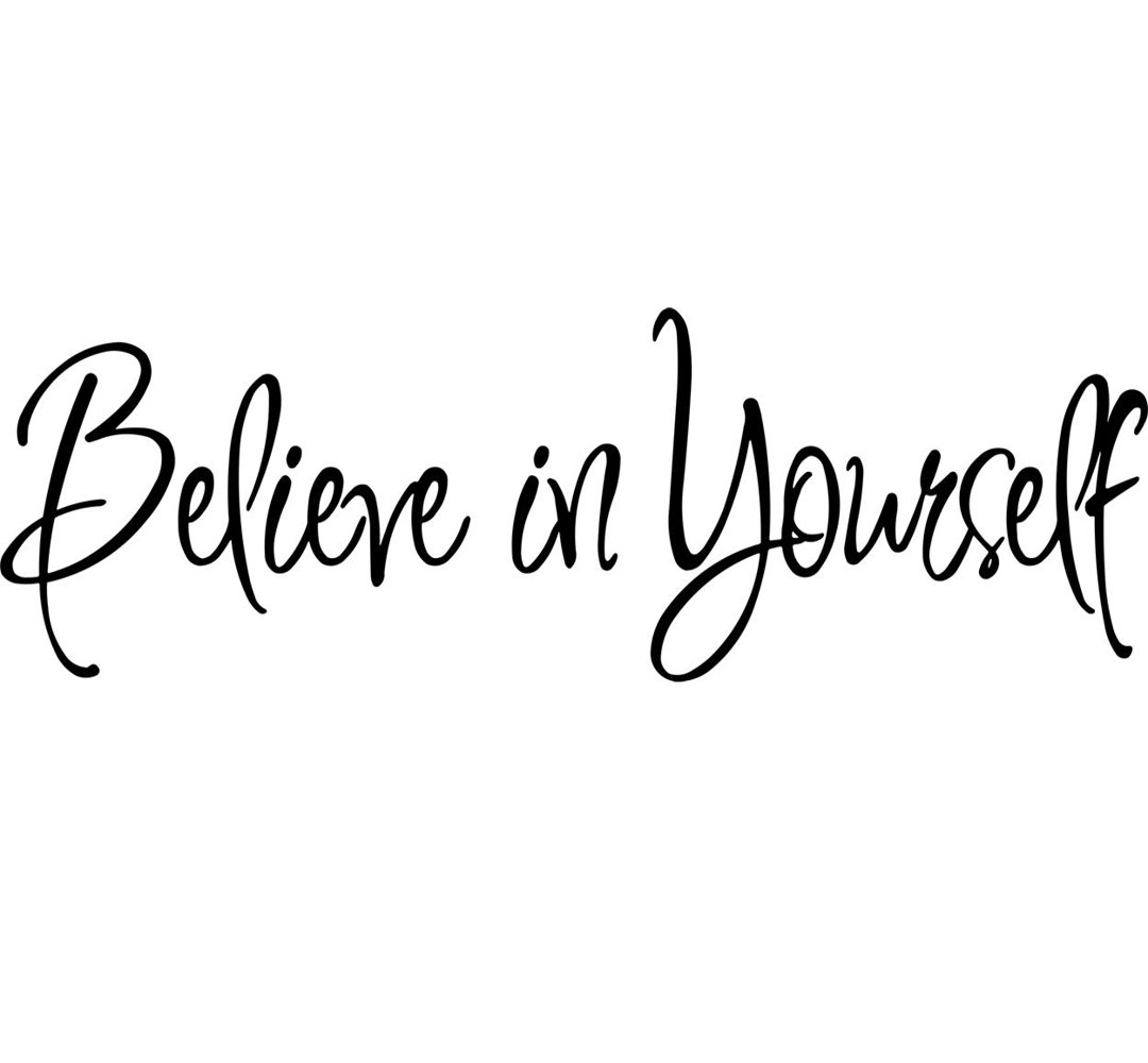 Believe in Yourself inspirational Wall Decal Winston Porter 