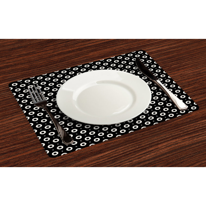 Polyester Geometric Rectangle Placemat