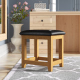 North Castle Solid Wood Accent Stool