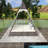 90.5" Length Wicker Brown And Beige Tent Shap Patio Daybed With Cushions With Colorful Pillowse