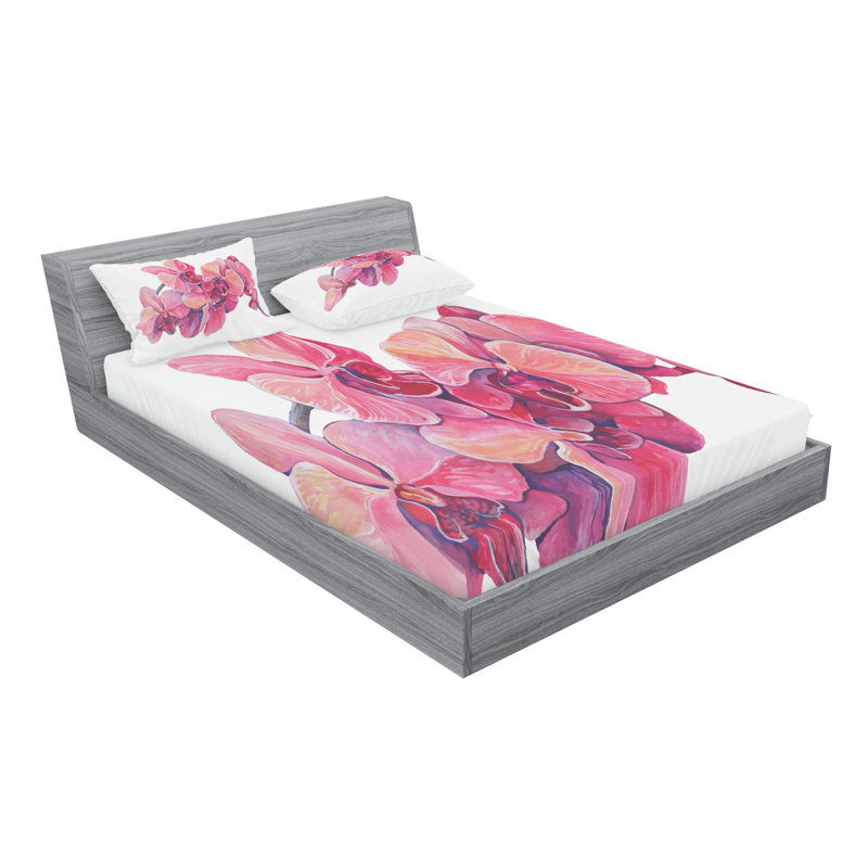 Microfiber Sheet Set, Queen Sheet Set with Fitted Sheet