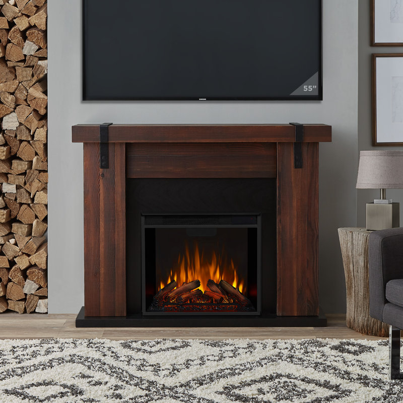 Aspen 49" Electric Fireplace by Real Flame, Chestnut