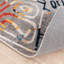 Sportsglyphs Grey Tones Baseball Power Loom Polyester Area Rug-99170790