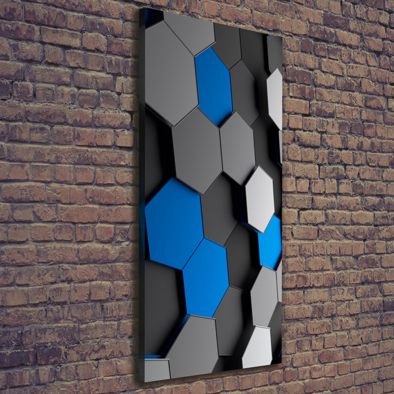 3D Abstraction - Wrapped Canvas Print