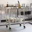 Tables de travail en acier inoxydable H 33,5 po VidaXL-96261893