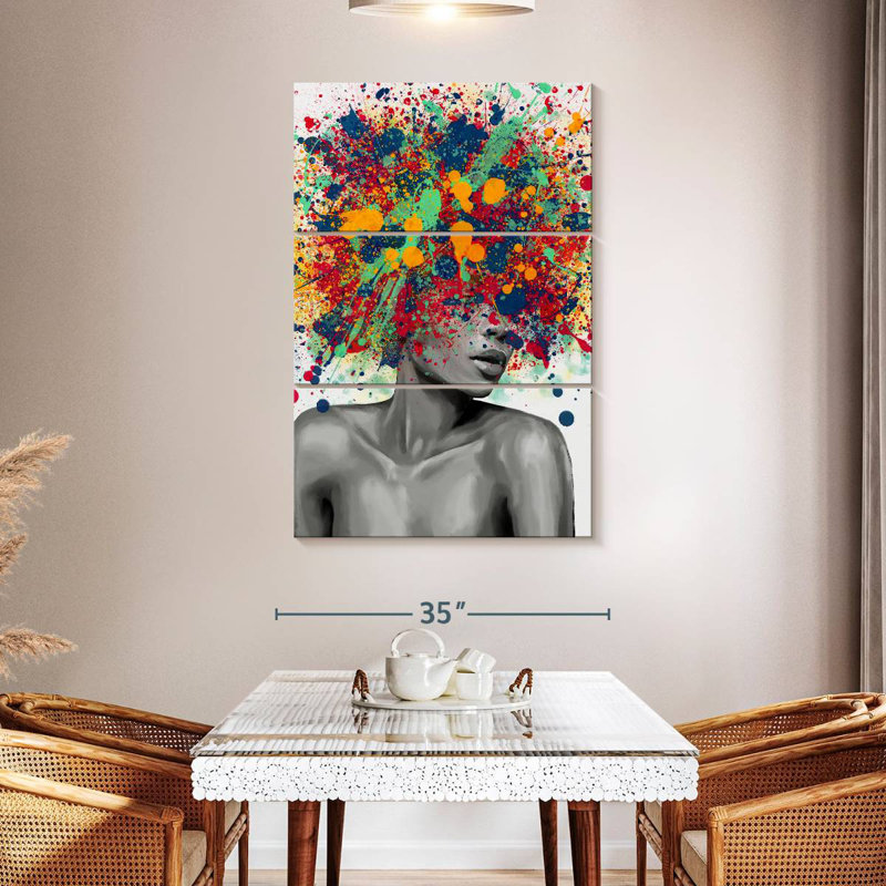 Leisha Abstract Buddha, 50" H x 32" W