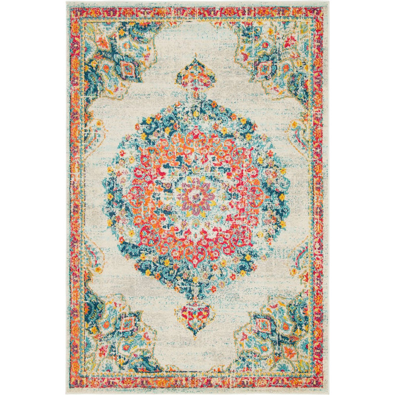 Galyean Abstract Indoor Rug, Rectangle 3'3" x 5'3"