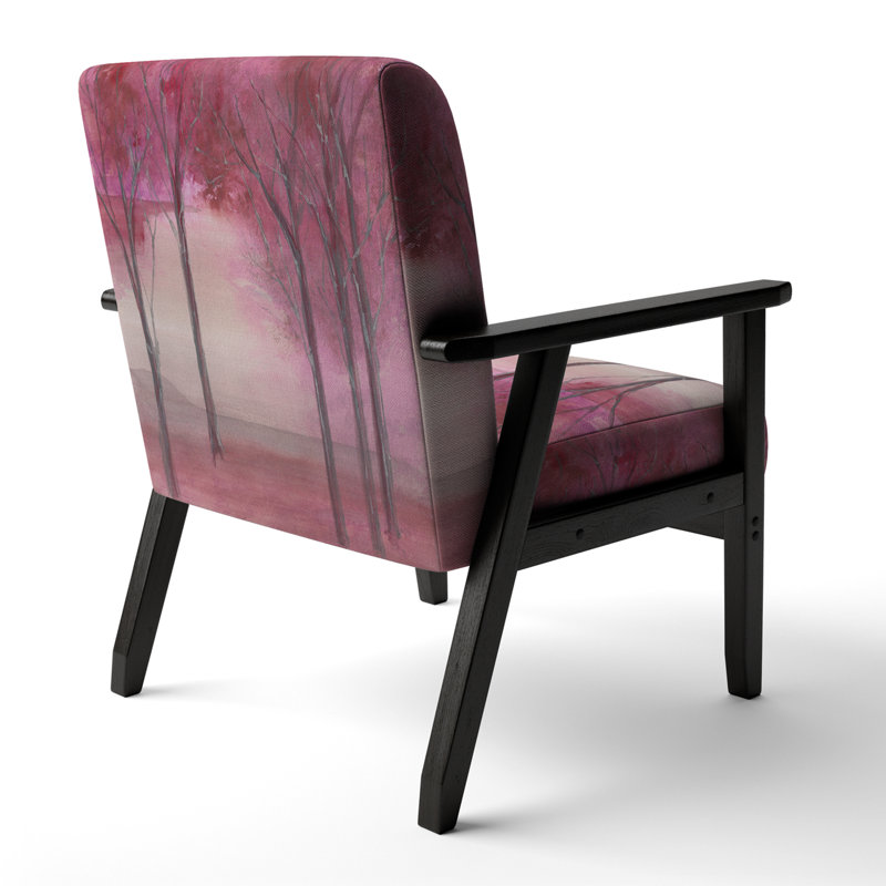 Iretta - Chaise Shabby rose sous les arbres - Chaise rembourrée Shabby Elegance