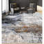 Hand Knotted Abstract Area Rug in Gray/Black-64363960