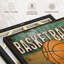 Sports «Grunge Basketball Canvas Print»-101456752