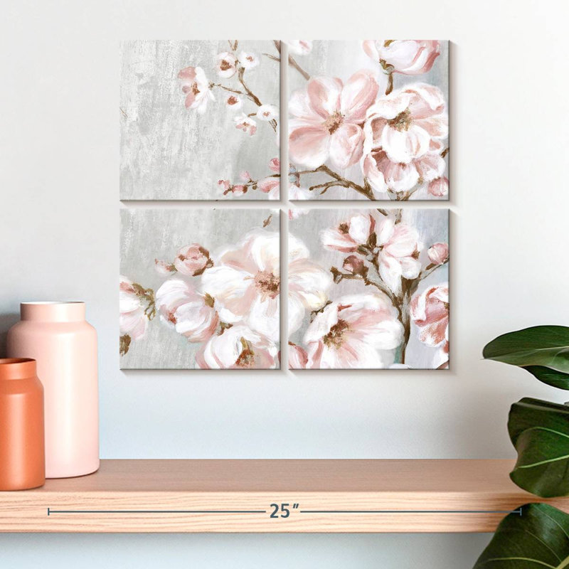 Fleurs de cerisier Harnek Blush Spring II, H 18 po x l 18 po