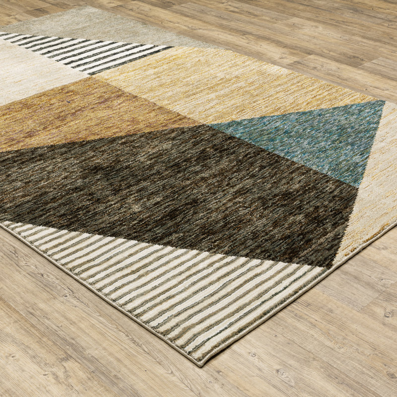 Sippel Abstract Indoor Rug, Rectangle 10' x 13'2"