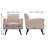 Almeda 29.75'' W Tufted Polyester Armchair with Solid Wood Legs-89032443