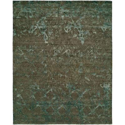 Area Rug in Brown