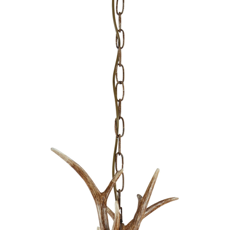 Lustre style chandelier 6 lumières Sylvia