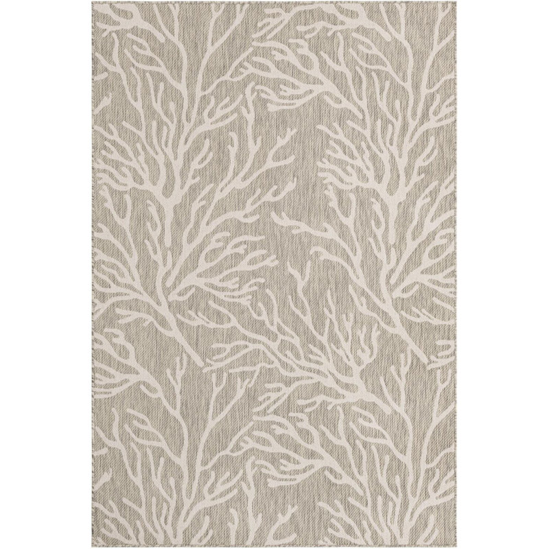 Tapis contemporain gris Azilynn, Rectangle 6 pi 1 po x 9 pi