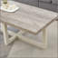 Table basse Luno, gris vieilli et beige-130020409