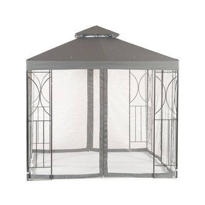Polenza 8.2 Ft. W x 8.2 Ft. D Metal Patio Gazebo