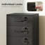 40 cm W 3 -Drawer Wheels / Casters included Mobile Filing Cabinet-400047506