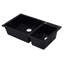 33.88'' L Double Bowl Granite Kitchen Sink-20524774