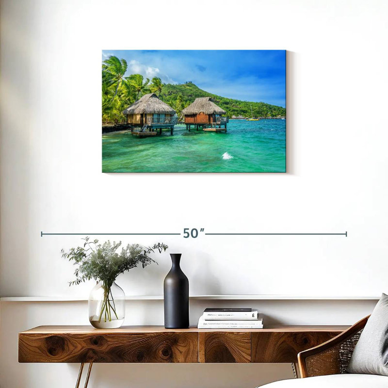 Bora Bora Gillard House, 20" H x 30" W