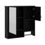Armoire à pharmacie murale moderne pour salle de bain, armoire de rangement murale avec miroir-118436601