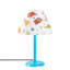 Lampe de table bleue 18,11 po McTeer