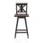 Commercial Grade Solid Wood Modern Farmhouse Swivel Barstool-911539284-911539285