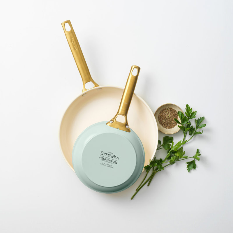 Greenpan Padova Reserve 2 Piece Frypan Set 20Cm & 26Cm - Blush Pink, Green