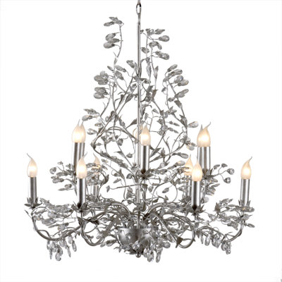 Clemmer 12 - Light Candle Style Chandelier