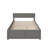 Daurice Solid Wood Platform Bed with Footboard & Full Roll Out Trundle-1217918286