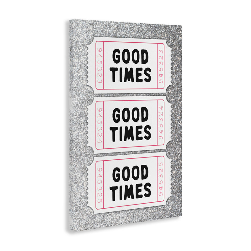 Toile Good Times, H 45 po x l 30 po