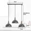 Bainter 3 - Light Brushed Silver Kitchen Island Pendant