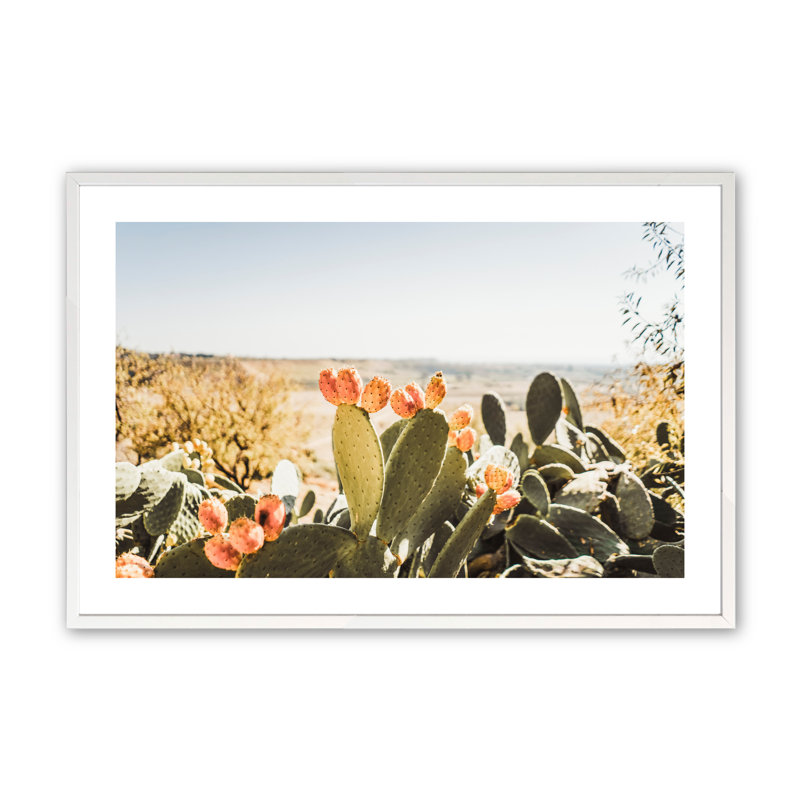 Demariya Nature's Jewels encadré sur papier par Krista Broadway, H 11 po x l 14 po x P 1,25 po, Blanc opaque