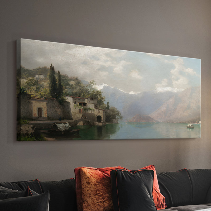 Série paysage - DCCxx - Toile tendue avec châssis - Prêt à accrocher, H 12 po x l 30 po