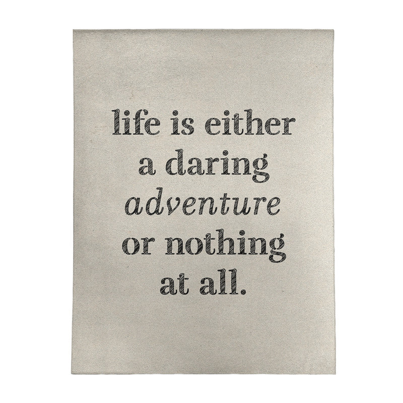 Tapis en poly-citation "life life", Rectangle 9 pi x 12 pi