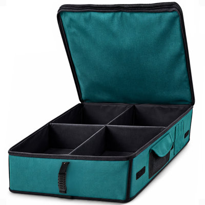  Footlocker, rangement extensible sous le lit pour le matériel de camping, vert