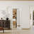 Prehung Slab Doors - 1 Lite Mirrored Surfaced Modern Design MDF With Door Jamb And Hingers-103876999-113549311